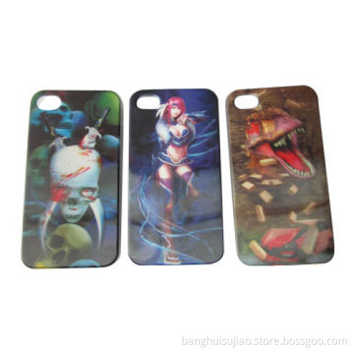 IMD/IML Technology PC Case for iPhone 4S, with 3D Change when Moving